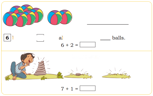 How Many? (Addition and Subtraction of Single Digit Numbers) Diagram 3