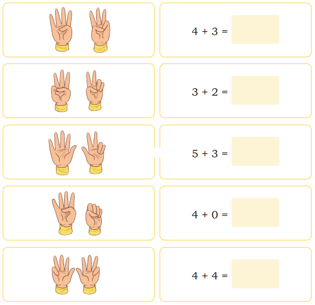 How Many? (Addition and Subtraction of Single Digit Numbers) Diagram 5