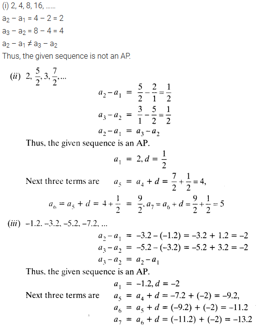 Arithmetic Progressions Diagram 6