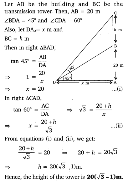Some Applications of Trigonometry Diagram 7