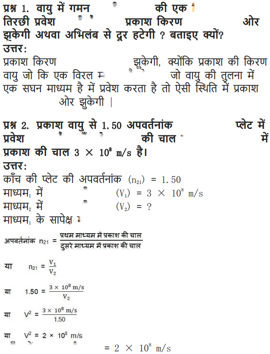 Light Reflection and Refraction Diagram 45