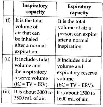 Breathing and Exchange of Gases Diagram 2