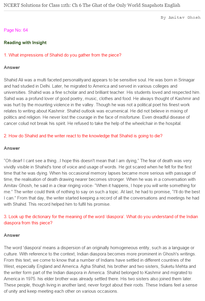 The Ghat of the Only World Diagram 1