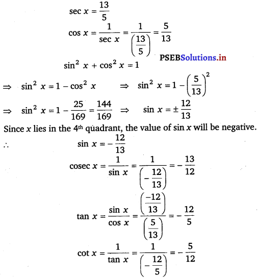 Trigonometric Functions Diagram 12