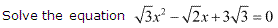 Complex Numbers and Quadratic Equations Diagram 66