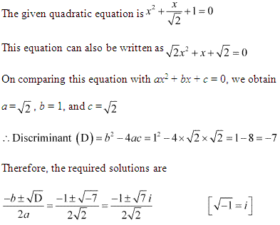Complex Numbers and Quadratic Equations Diagram 71