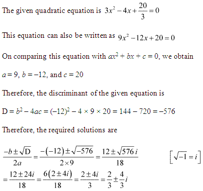 Complex Numbers and Quadratic Equations Diagram 84