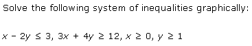 Linear Inequalities Diagram 110