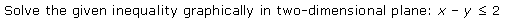 Linear Inequalities Diagram 76