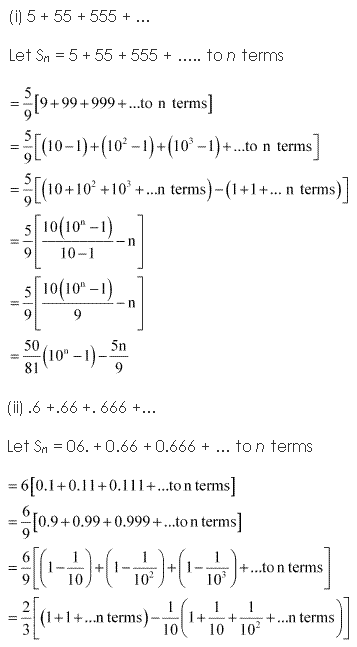 Sequences and Series Diagram 110
