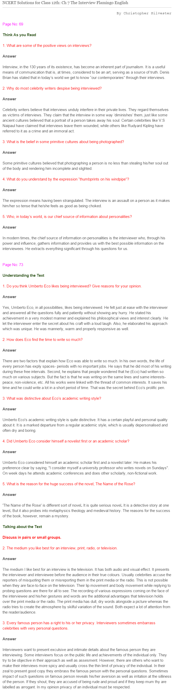 The Interview Diagram 1