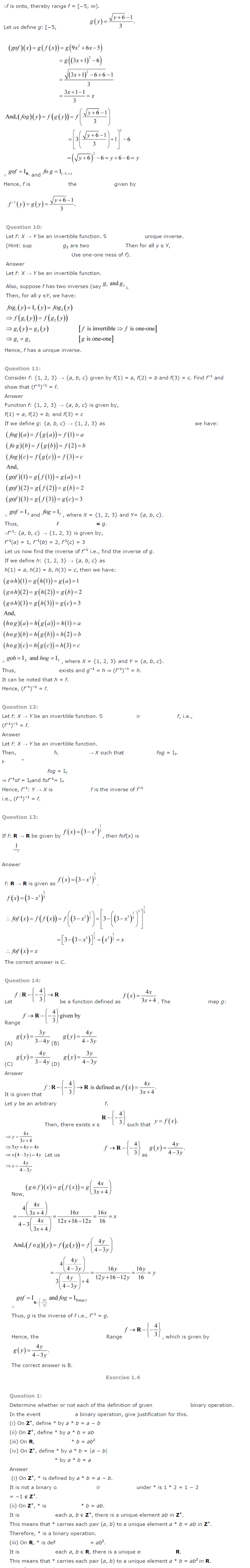 Relations and Functions Diagram 7