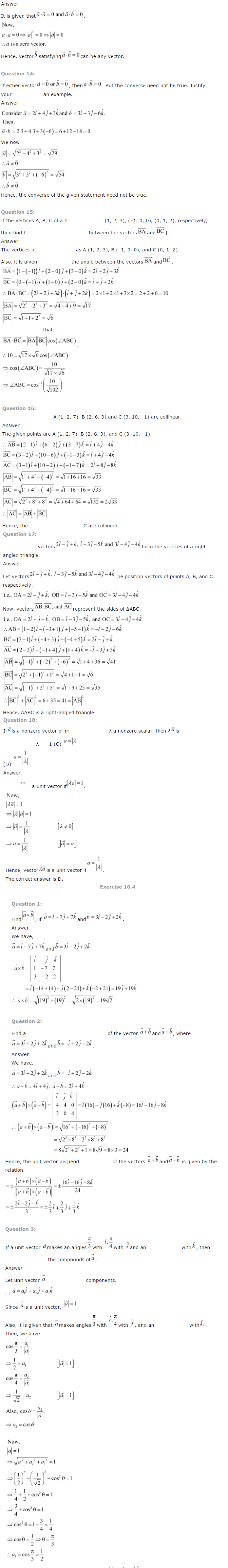 Vector Algebra Diagram 4