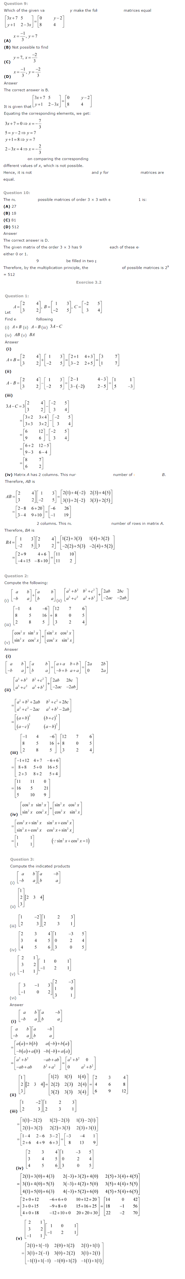 Matrices Diagram 1