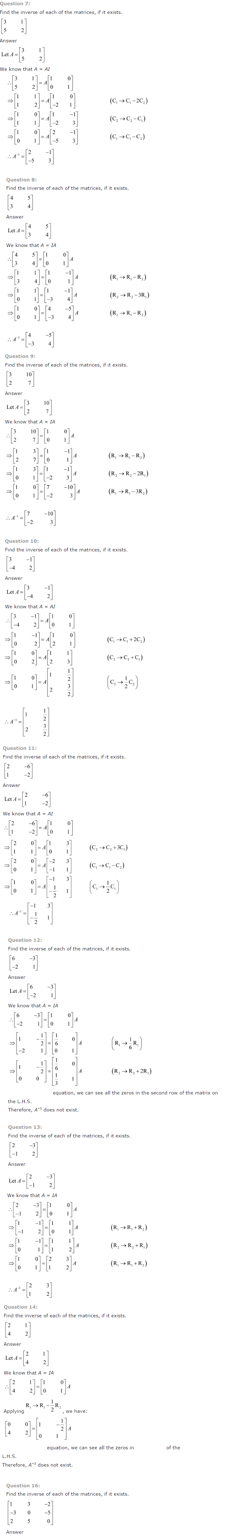 Matrices Diagram 10