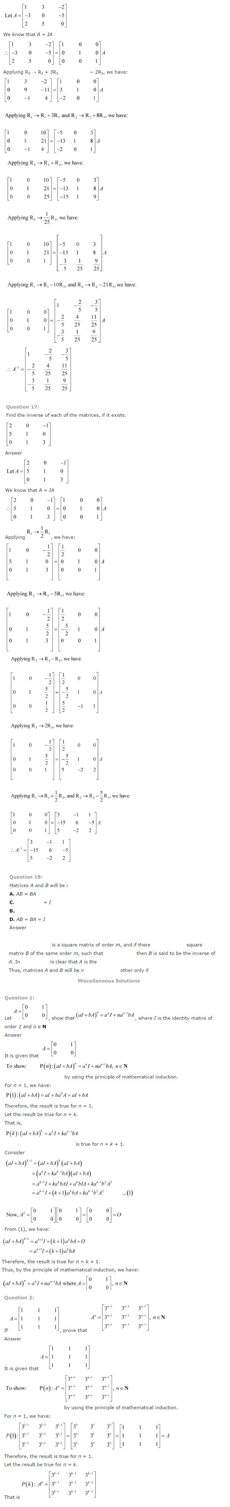 Matrices Diagram 11