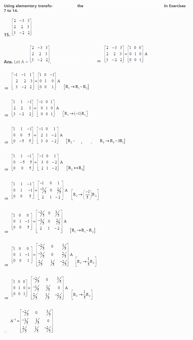 Matrices Diagram 15