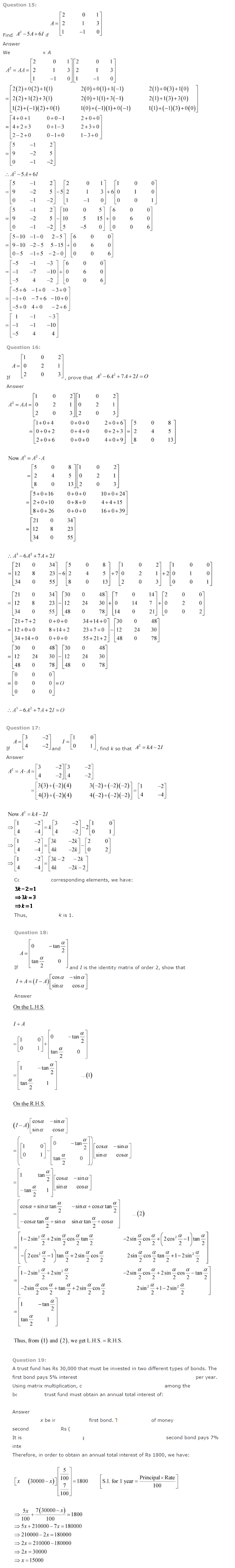 Matrices Diagram 5