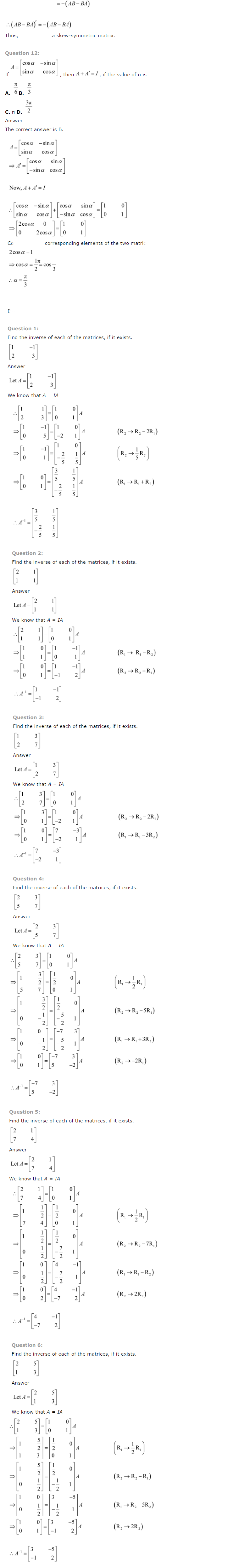 Matrices Diagram 9