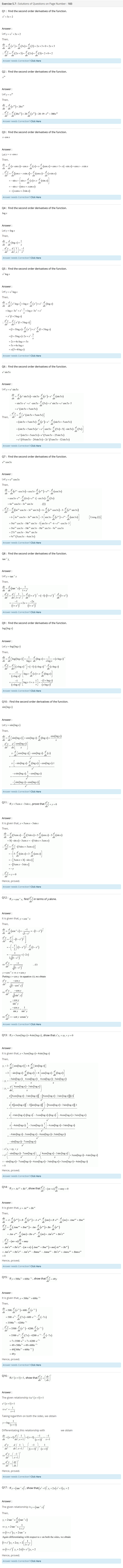 Continuity and Differentiability Diagram 8
