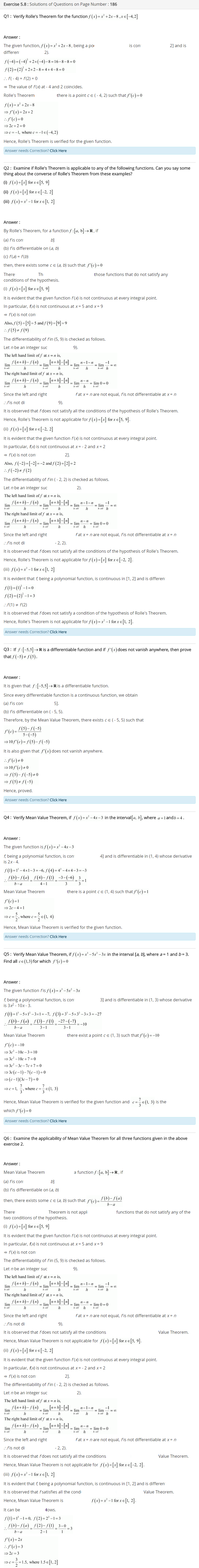 Continuity and Differentiability Diagram 9
