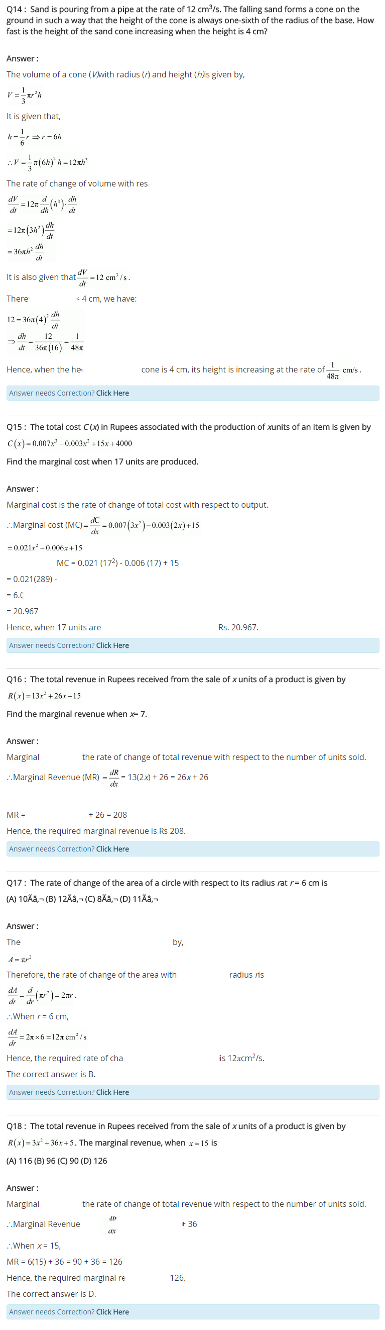 Application of Derivatives Diagram 2