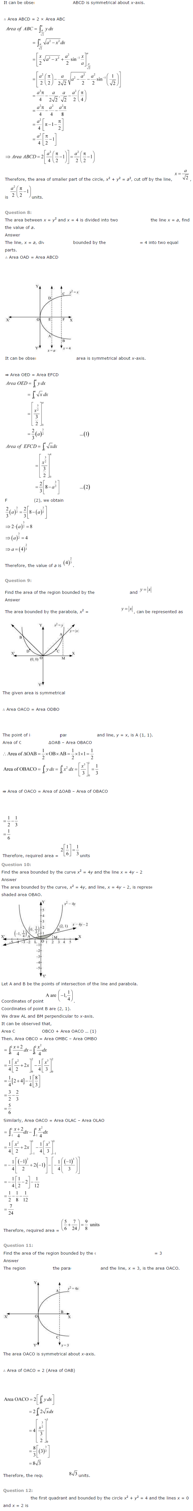 Application of Integrals Diagram 2