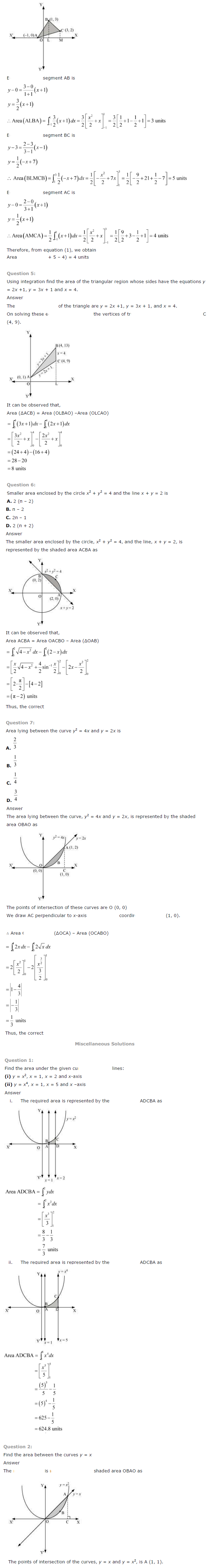 Application of Integrals Diagram 4