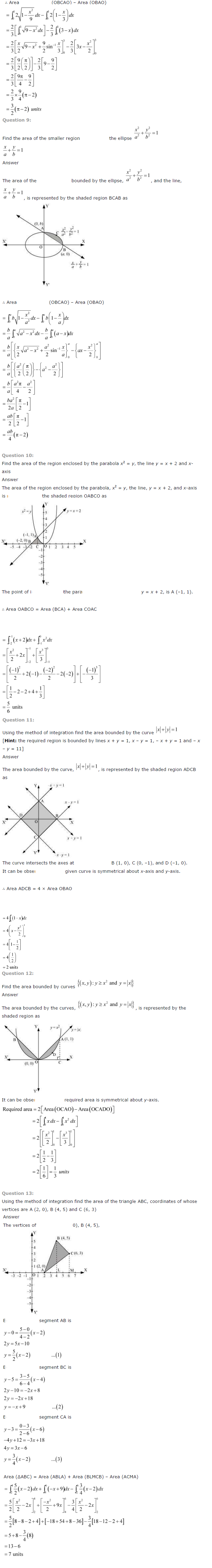 Application of Integrals Diagram 6