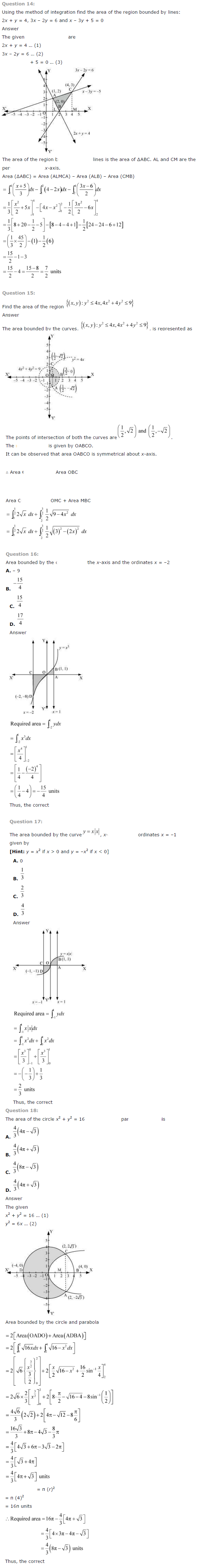 Application of Integrals Diagram 7