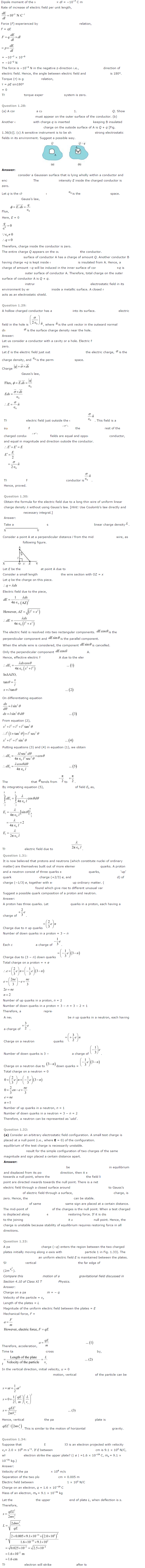Electric Charges and Fields Diagram 3