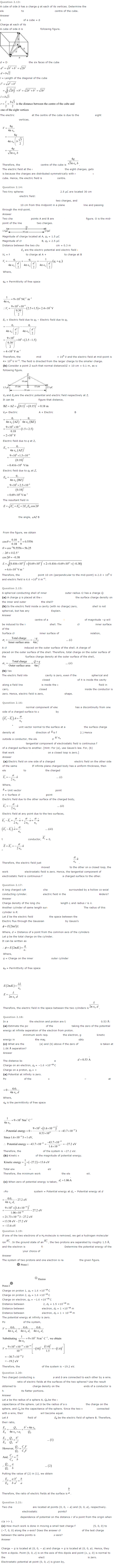 Electrostatic Potential and Capacitance Diagram 2