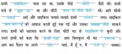 हाथी साइकिल चला रहा था (Haathi_Cycle_Chala_Raha_Tha) Diagram 2