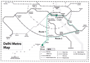 Maps and Locations Diagram 9