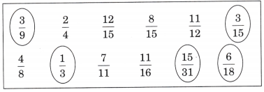 Fractions Diagram 54