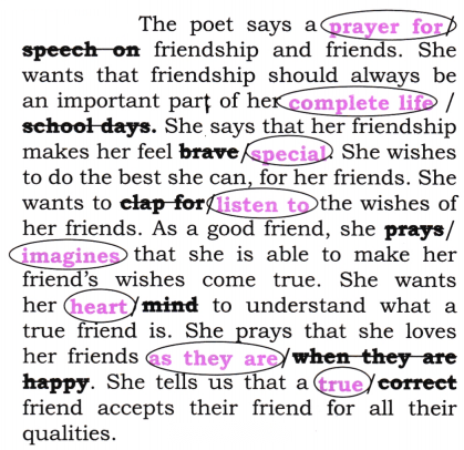 A Friend s Prayer Diagram 2