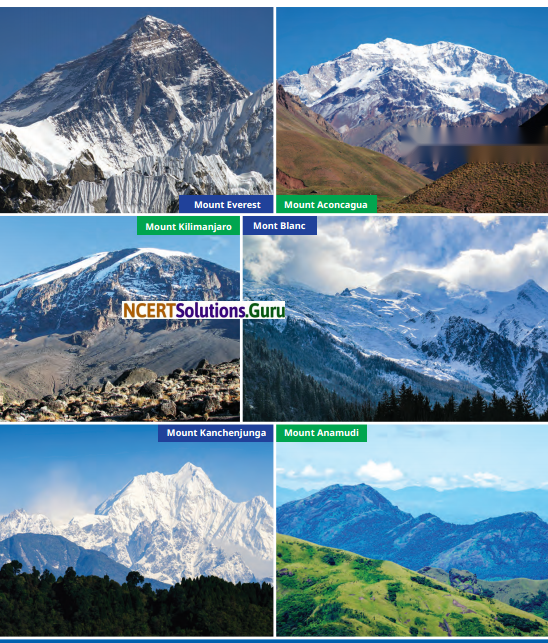 Landforms and Life Class 6 Diagram 1