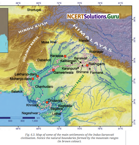 The Beginnings of Indian Civilisation Class 6 Diagram 1