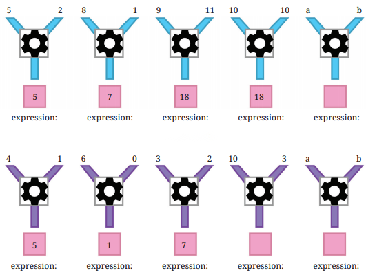 Expressions using Letter Numbers Diagram 17
