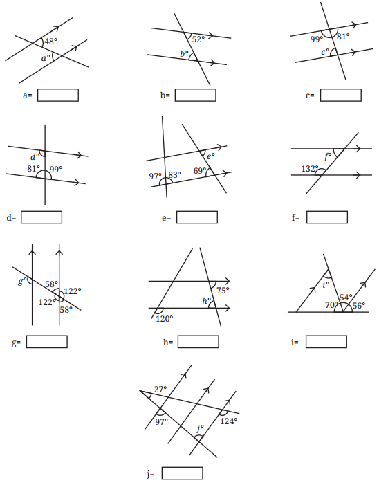Parallel and Intersecting Lines Diagram 15