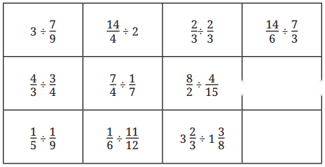 Working with Fractions Diagram 16