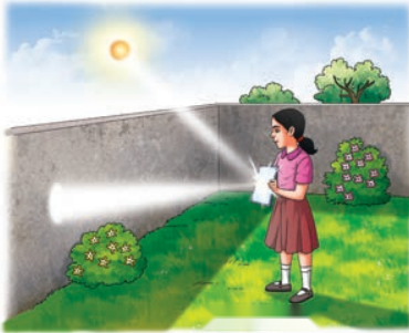 Light Shadows and Reflections Class 7 Diagram 10