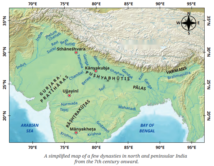 Empires and Kingdoms 6th to 10th Centuries Class 7 Diagram 3