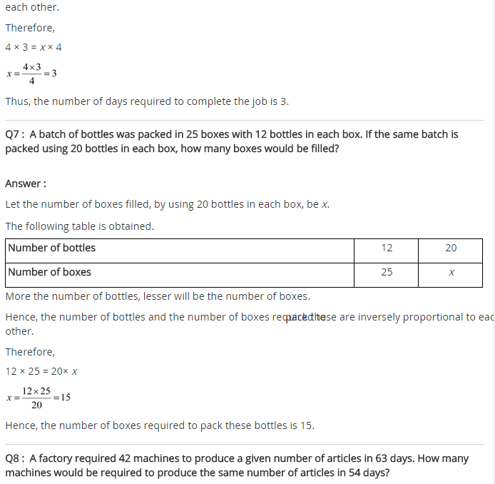 Direct and Inverse Proportions Diagram 11