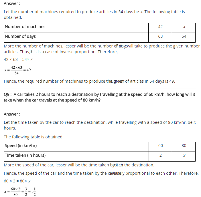 Direct and Inverse Proportions Diagram 12