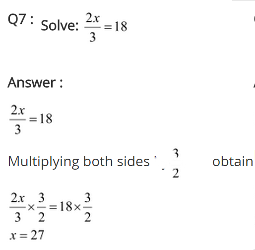 Linear Equations in One Variable Diagram 10