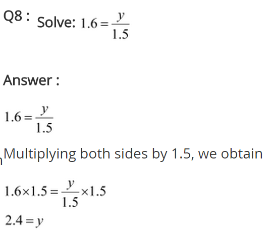 Linear Equations in One Variable Diagram 11