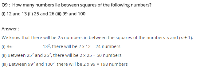 Square and Square Roots Diagram 10