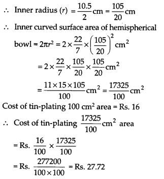 Surface Areas and Volumes Diagram 32