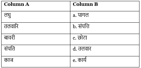 Worksheet Solutions: रहीम के दोहे